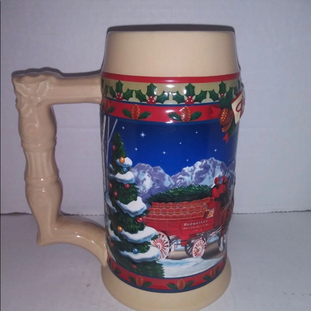 Budweiser Old Towne Holiday Stein 2003